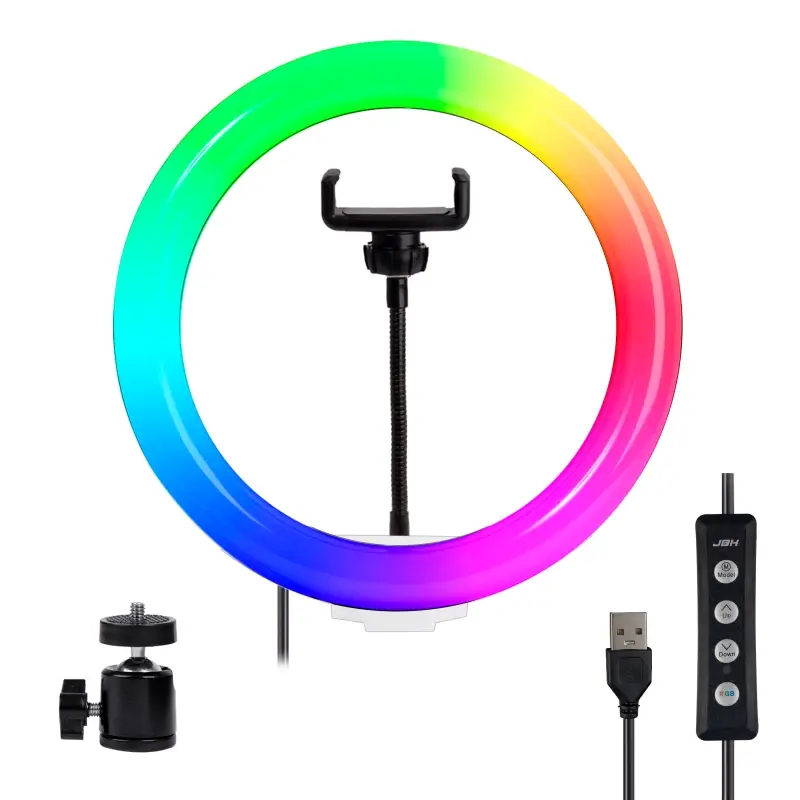 Селфи кольцо 26СМ RD-26 10" Crystal RGB JBH (50шт/кор)