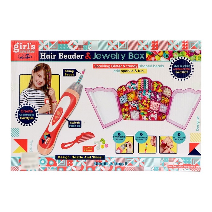 Набор парикмахера &laquo;Креатив&raquo; с аксессуарами для волос + аппарат для плетения