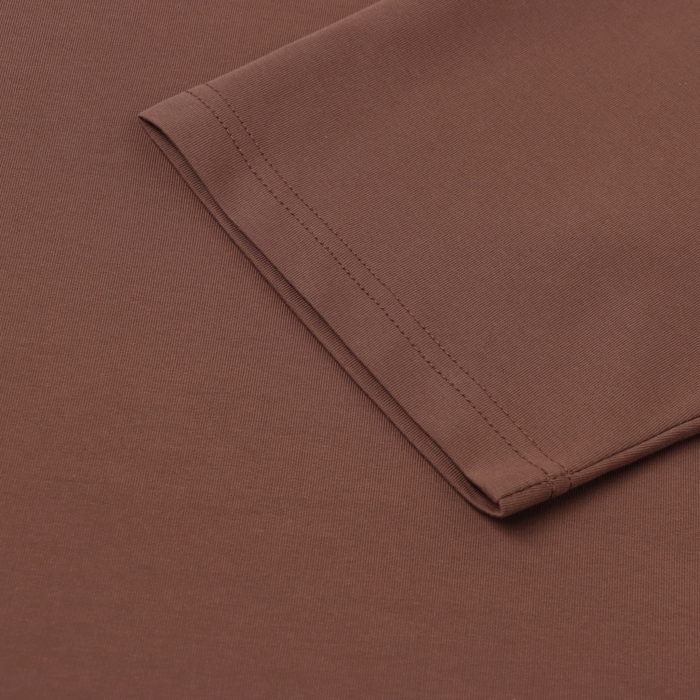 Футболка женская однотонная MINAKU: One Most Brand цвет коричневый, размер 46 Футболка женская однотонная MINAKU: One Most Brand цвет коричневый, размер 46