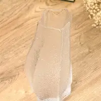 Ваза стекло настольная "Дженис" 25х12х8 см, прозрачный