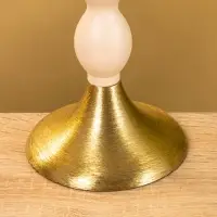 Подсвечник на 1 свечу "Бежевый" 10,5х10,5х30 см