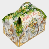 Новый год. Подарочная коробка "Новогодний шарм" Ларец малый 18,5 x 12,5 x 19см. Новый год. Подарочная коробка "Новогодний шарм" Ларец малый 18,5 x 12,5 x 19см.