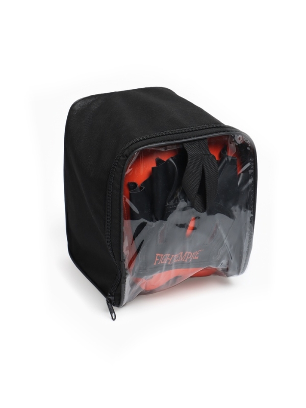 Лапы боксерские мини (тактические) FIGHT EMPIRE, PUNCH, чёрно-оранжевые, пара