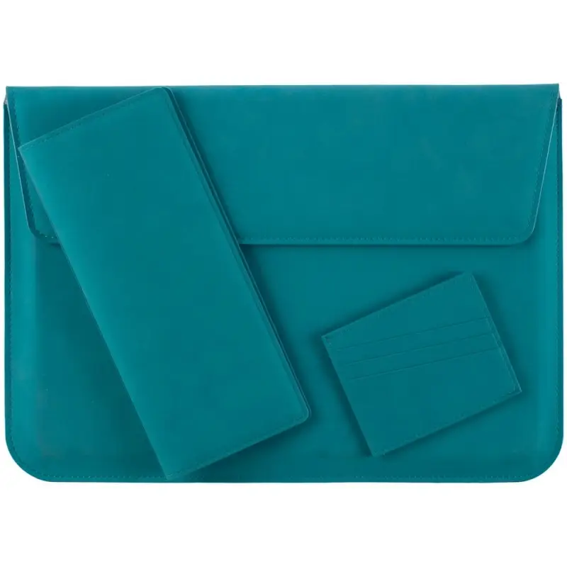 Чехол для карточек Nubuk, бирюзовый Чехол для карточек Nubuk, бирюзовый