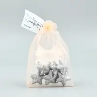 Мешочек подарочный из фатина с термонаклейкой &laquo;Бант&raquo;, 11 х 16 см +/- 1.5 см