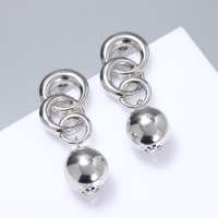 Серьги металл "Стиль" жёлудь, цепь, цвет серебро Серьги металл "Стиль" жёлудь, цепь, цвет серебро