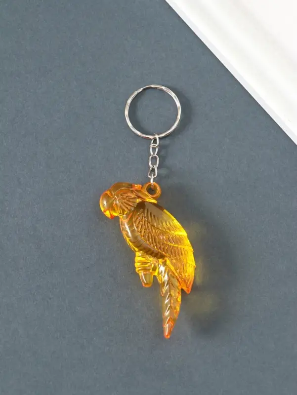 Брелок пластик "Попугай Ара" МИКС 6,8х2,5х1,5 см