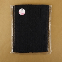 Кружево на сетке, 30 мм × 9 ± 0,5 м, цвет чёрный Кружево на сетке, 30 мм × 9 ± 0,5 м, цвет чёрный