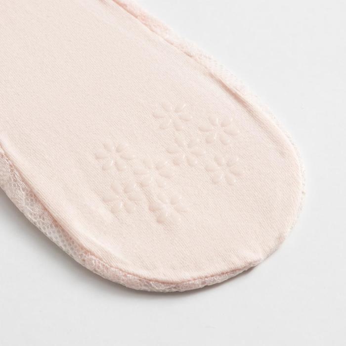 Носки-невидимки женские &laquo;Цветочки&raquo;, размер 36-37 (23 см)