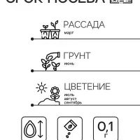 Семена Цветов Агастахе "Йоркшир", смесь сортов, 0,1 г