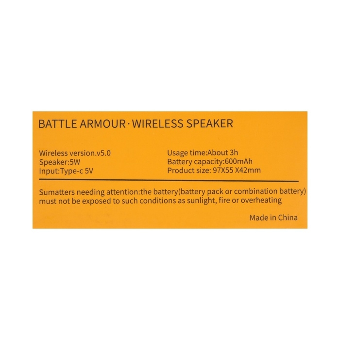 Портативная колонка К07, 5 Вт, прозрачная, 500 мАч, подсветка, чёрная Портативная колонка К07, 5 Вт, прозрачная, 500 мАч, подсветка, чёрная