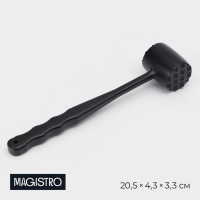 Молоток для мяса Magistro Alum black, 150 грамм, 20,5 см, цвет чёрный Молоток для мяса Magistro Alum black, 150 грамм, 20,5 см, цвет чёрный