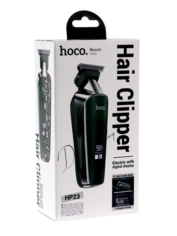 Машинка для волос Hoco HP23, зеленая