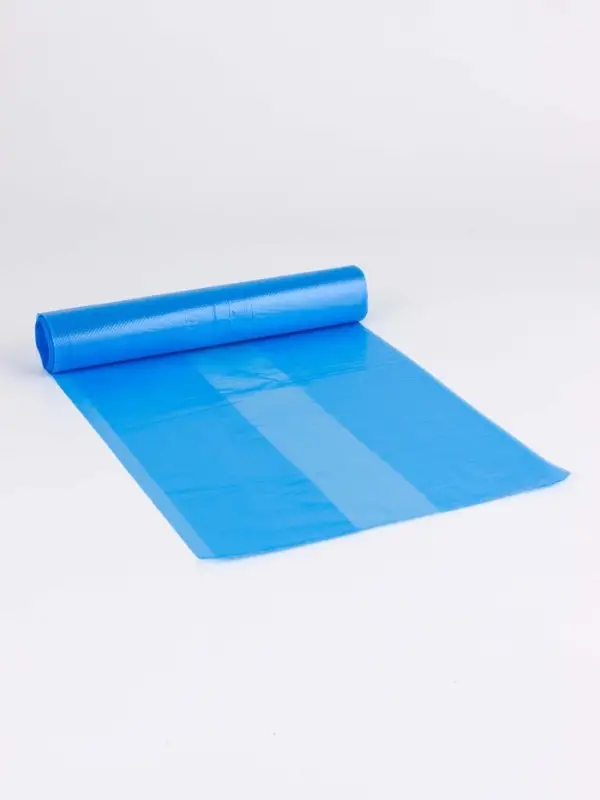 Мешки для мусора 35 л, ПНД толщина 20 мкм, 20 шт в рулоне, цвет синий