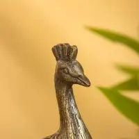 Сувенир &laquo;Павлин&raquo;, 18&times;8.5&times;14 см, алюминий