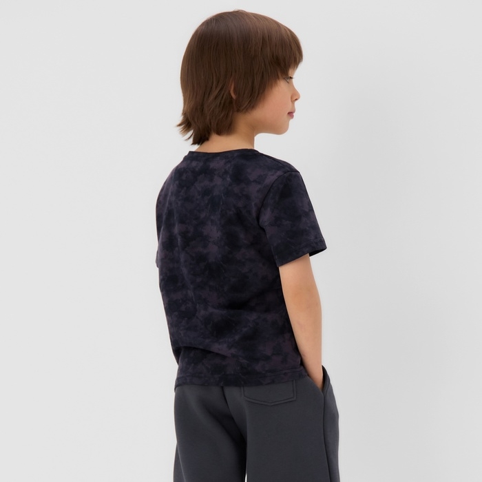 Футболка детская KAFTAN "Trendy" р.34 (122-128), серый тай-дай