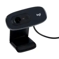 Веб-камера Logitech C270, 1 Мп, 1280&times;720, USB, микрофон, шумоподавление, 1.5 м, чёрная