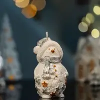 Свеча Christmas Twinkle, снеговик