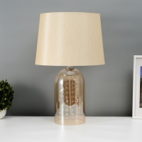 Настольная лампа с абажуром RISALUX &laquo;Фолио&raquo;, Е27, 40 Вт, 33&times;33&times;56 см