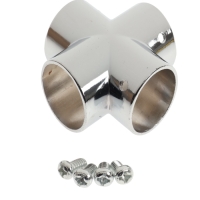 Муфта с 4-мя направлениями ТУНДРА, Х-образная, d=25 мм Муфта с 4-мя направлениями ТУНДРА, Х-образная, d=25 мм