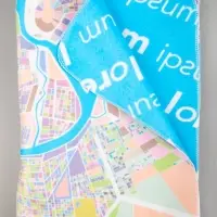 Флисовый плед Feltro Color Plus с печатью на заказ, S