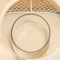 Подсвечник фонарь со стеклянной колбой 19,5х23х15,5 см, d 10 см, металл, цв. белый