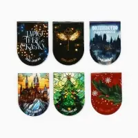 Закладки магнитные на подложке "Волшебно", 6 шт