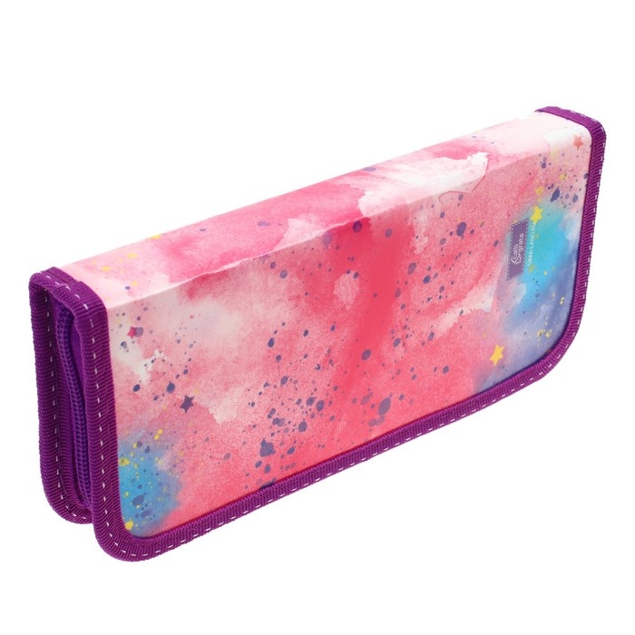 Пенал 1 секция, 90 х 195 х 25 мм, Calligrata Пенал 1 секция, 90 х 195 х 25 мм, Calligrata "Единорог", ламинированный картон