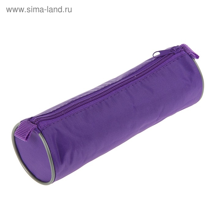 Пенал-тубус мягкий 65 x 210 мм, 1 отделение, Calligrata ПТ-05, фиолетовый