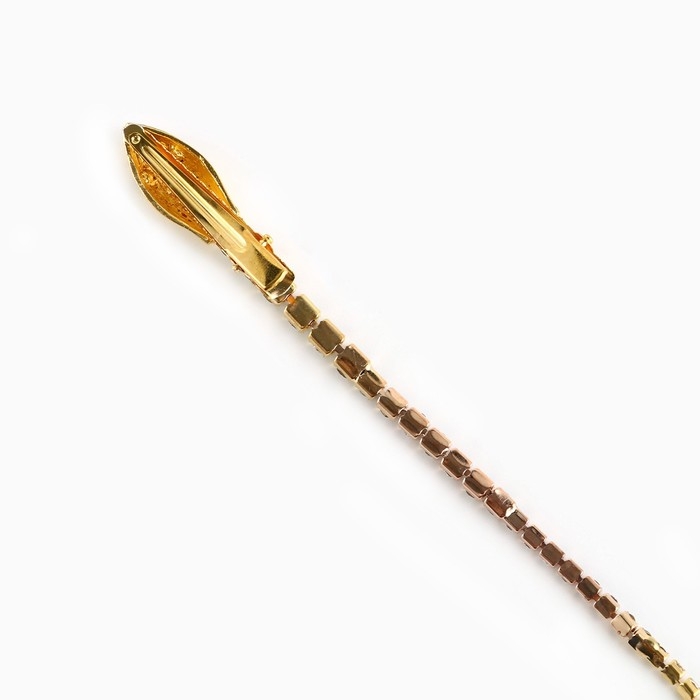 Заколка прядь со стразами новогодняя &laquo;Верь в мечту&raquo;, на Новый год, 1,5 х 1,5 х 2 х 45 см