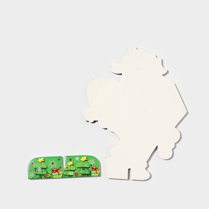 Декоративное украшение (подставка) Декоративное украшение (подставка) "Дед мороз с подарком" 9х14,5 см