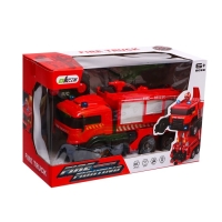Робот радиоуправляемый &laquo;Пожарная машина&raquo;, трансформируется, световые и звуковые эффекты