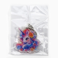 Брелок для ключей голографический &laquo;Единорог&raquo;, 5 х 4.5 см