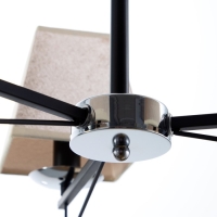 Люстра "Жозефина" 3хЕ14 40Вт чёрно-хромовый 58х58х34 см BayerLux Люстра "Жозефина" 3хЕ14 40Вт чёрно-хромовый 58х58х34 см BayerLux