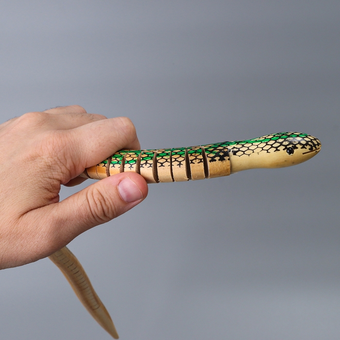 Новый год! Деревянная игрушка &laquo;Змея&raquo;, 70 &times; 2 &times; 2 см