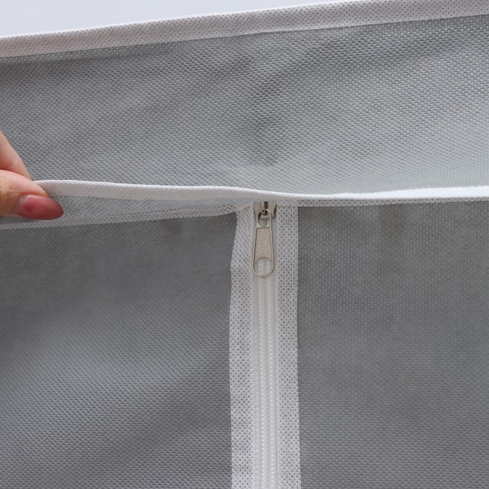Шкаф тканевый каркасный, складной LaDо́m, 83&times;45&times;160 см, цвет серый