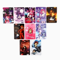 Значки деревянные &laquo;Аниме&raquo; в шоубоксе, 20 шт