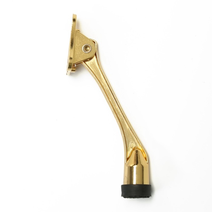 Фиксатор дверной LOCKLAND, Фиксатор дверной LOCKLAND, "козья ножка", цвет золото