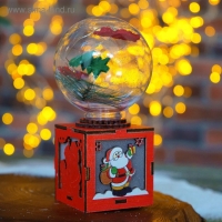 Декор с подсветкой "Новогодний шар" 7,5&times;7,5&times;14 см