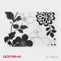 Салфетка сервировочная на стол Доляна «Цветы», 41×28 см Салфетка сервировочная на стол Доляна «Цветы», 41×28 см