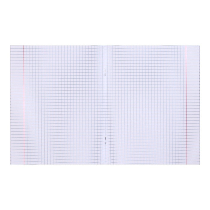 Тетрадь 48 листов в клетку на скрепке METALLIC "Зелёная", обложка бумвинил, блок офсет