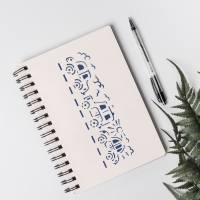 Трафарет бордюрный пластик "Автомобили" 40х12 см