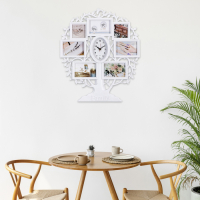 Часы настенные интерьерные, фоторамка - коллаж "Family", бесшумные, 51.5 х 60.5 см, АА Часы настенные интерьерные, фоторамка - коллаж "Family", бесшумные, 51.5 х 60.5 см, АА