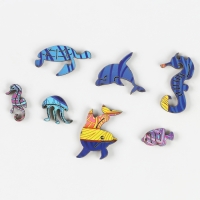 Пазлы деревянные фигурные «Кит», 165 элементов Пазлы деревянные фигурные «Кит», 165 элементов