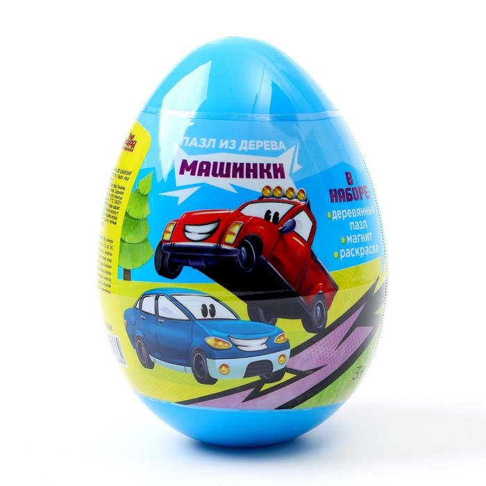 Пазлы из дерева &laquo;Машинки&raquo;