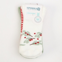 Набор махровых носков 3 пары Крошка Я Christmas 10-12 см Набор махровых носков 3 пары Крошка Я Christmas 10-12 см