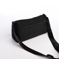 Сумка молодёжная на молнии, цвет чёрный Сумка молодёжная на молнии, цвет чёрный