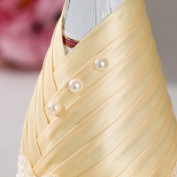 Украшение для шампанского "Мирэль", айвори Украшение для шампанского "Мирэль", айвори