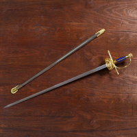 Сувенирная шпага Дон Кихот Ламанчский, роспись на клинке, 91,5 см Сувенирная шпага Дон Кихот Ламанчский, роспись на клинке, 91,5 см