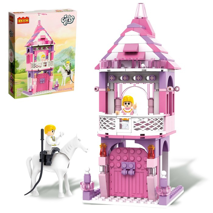 Конструктор &laquo;Девчонки: принцесса в замке&raquo;, 167 деталей
